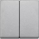 Kryt vypínače dělený Merten Aluminium Schneider MTN433560