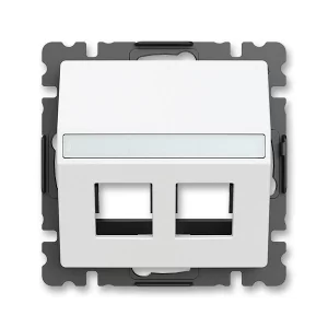 Kryt zásuvky komunikační ABB Zoni matná bílá 5014T-A00418 240