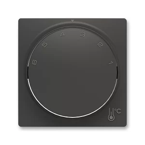 Kryt termostatu prostorového ABB Zoni matná černá 3292T-A00300 237