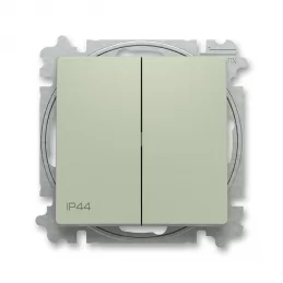 Vypínač sériový č.5 ABB Zoni IP44 olivová 3559T-A05940 243