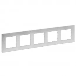 Pětirámeček Niloé Step hliník broušený Legrand 863895