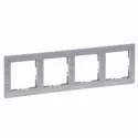 Čtyřrámeček Legrand Suno, broušený hliník 721564