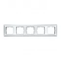 Pětirámeček Visio S 50 Classic stříbrná Schrack Technik EV125005