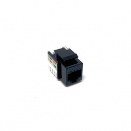 Zásuvka datová černá, RJ45...