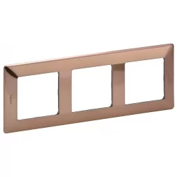 Trojrámeček Valena Life měď Legrand 754163