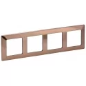 Čtyřrámeček Valena Life měď Legrand 754164