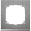 Rámeček Merten M-Pure Decor, Stainless Steel/Aluminium Schneider MEG4010-3646