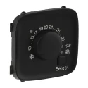 Kryt prostorového termostatu Valena Allure černá Legrand 755318