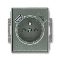 Zásuvka s USB A+C Time...