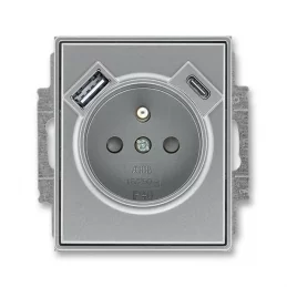 Zásuvka s USB A+C Time...