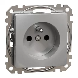 Zásuvka Sedna aluminium,...