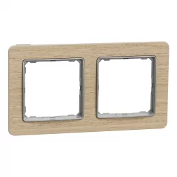 Dvojrámeček Sedna Elements bříza Schneider SDD380802U