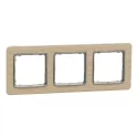 Trojrámeček Sedna Elements bříza Schneider SDD380803U