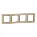 Čtyřrámeček Sedna Elements bříza Schneider SDD380804U
