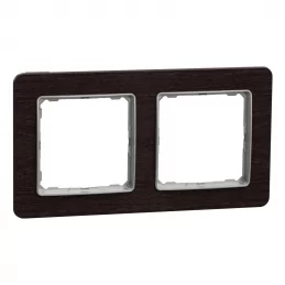 Dvojrámeček Sedna Elements wenge Schneider SDD381802U