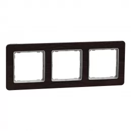 Trojrámeček Sedna Elements wenge Schneider SDD381803U