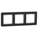 Trojrámeček Sedna Elements leštěný titan Schneider SDD372803U
