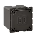 Zásuvka Céliane USB nabíjecí 2× USB-C 30W PD Legrand CM0158