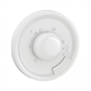 Bílý kryt termostatu Legrand Céliane pro kompletaci pokojového termostatu CM0250.