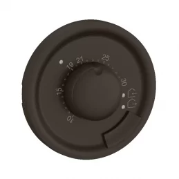 Kryt termostatu otočného Céliane černý Legrand CN0250