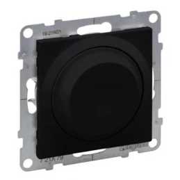Stmívač otočný 300W Legrand Suno, černá 721479