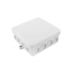 Elektroinstalační krabice na omítku 100×100×40 mm IP55 šedá FAMATEL K16 5004
