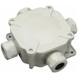 Elektroinstalační krabice ACIDUR 5p 144×144×67 mm IP67 šedá SEZ 6455-27P/2