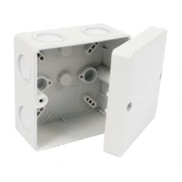 Elektroinstalační krabice na povrch 81×81×54 mm IP66 šedá KOPOS KSK 80 KA