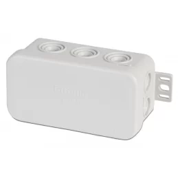 Elektroinstalační krabice na omítku 75×37×40 mm IP54 šedá F-Tronic E126