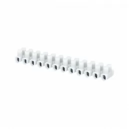 Lámací svorkovnice čokoláda 12p 1–6 mm² 41 A bílá PA3U Elemen 1100104