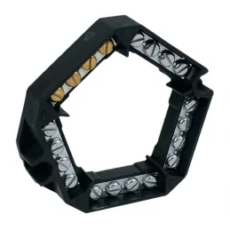 Krabicová svorkovnice věneček 5p 20×4 mm² černá KOPOS SP-96_FB