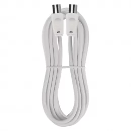 Anténní koaxiální kabel IEC 2,5 m dvojitě stíněný EMOS S30200