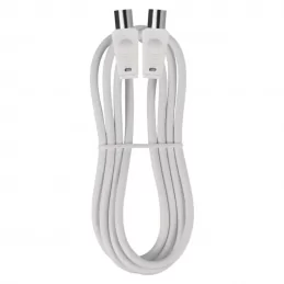 Anténní koaxiální kabel IEC 1,25 m dvojitě stíněný EMOS S30100