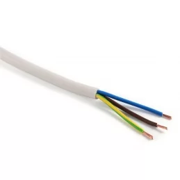 Kabel H05VV-F (CYSY) 3×1,5 bílá