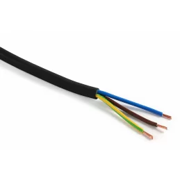 Kabel H05VV-F (CYSY) 3×0,75 černá