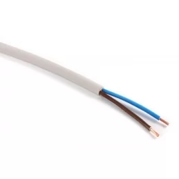 Kabel H05VV-F (CYSY) 2×2,5 bílá