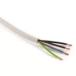 Kabel H05VV-F (CYSY) 4×1 bílá