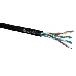 Internetový datový kabel CAT5E UTP venkovní PE Fca SOLARIX 27655191