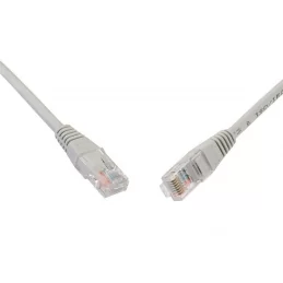 Internetový kabel CAT5E UTP RJ45 1 m šedý SOLARIX 28310109