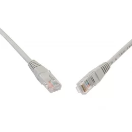 Internetový kabel CAT5E UTP RJ45 10 m šedý SOLARIX 28311009