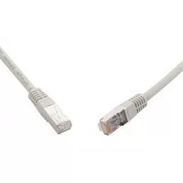 Internetový kabel CAT6A SFTP RJ45 2 m LSOH šedý SOLARIX 28770209