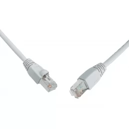 Internetový kabel CAT5E SFTP RJ45 1 m šedý SOLARIX 28320109