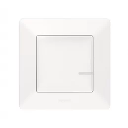 Chytrý spínač/stmívač Legrand Valena Life with Netatmo bez N vodiče bílý 752184A