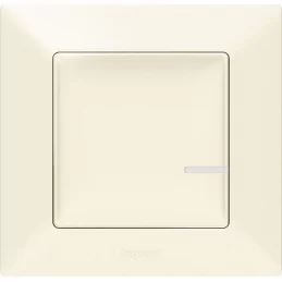 Chytrý spínač/stmívač Legrand Valena Life with Netatmo bez N vodiče béžový 752284A
