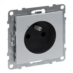 Chytrá zásuvka Legrand Suno with Netatmo 2P+T 16 A hliník 722381