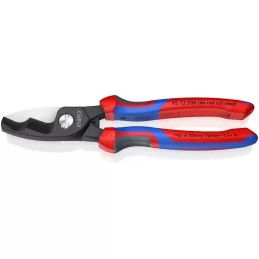 Kabelové nůžky KNIPEX 200 mm s dvojitým břitem na Cu/Al do 70 mm² 95 12 200