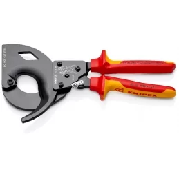 Ráčnové kabelové kleště KNIPEX 280 mm VDE 1000 V do 380 mm² 95 36 280