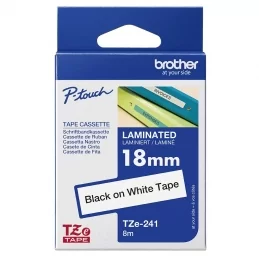 Laminovaná páska Brother TZe-231 12 mm × 8 m bílá / černá TZE231