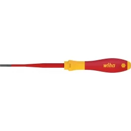 Plochý VDE šroubovák Wiha SoftFinish electric slimFix 3,5 × 100 mm 35446