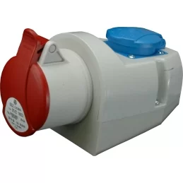 Kombinovaná nástěnná zásuvka 16 A 5p + 230 V IP44 SEZ IZVZ 1653